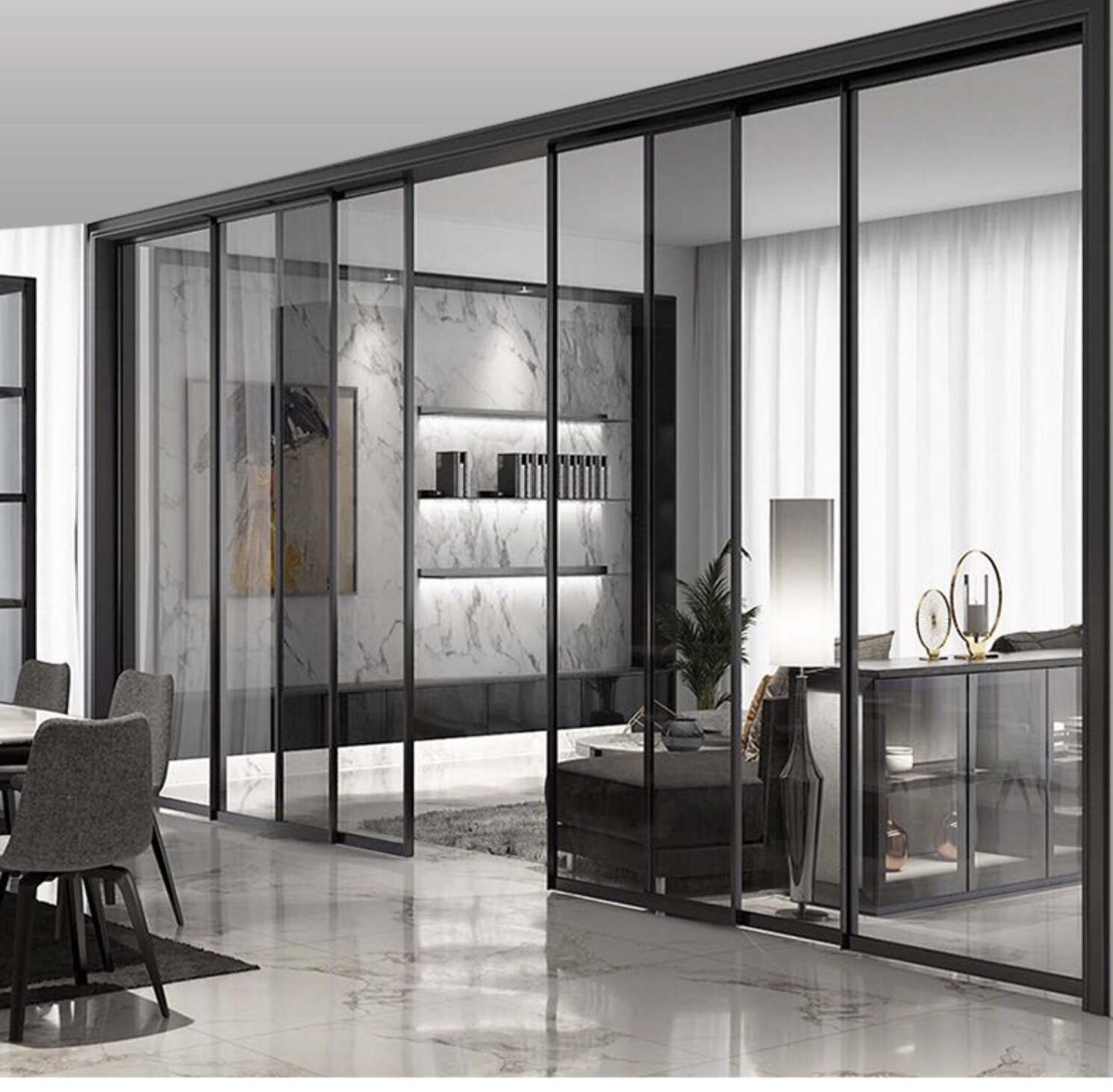 10 thiết kế vách nội thất slim được chọn lắp nhiều nhất