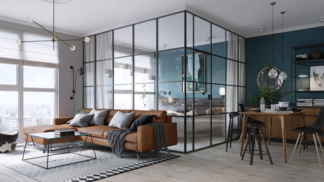 10 thiết kế vách kính cường lực đẹp và được lắp nhiều nhất