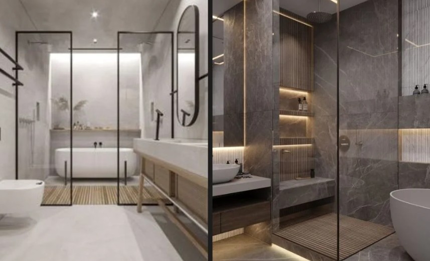 Cần lưu ý những vấn đề gì khi sử dụng vách kính phòng tắm?