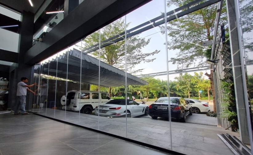 Lắp vách kính cường lực mặt tiền chi phí hết bao nhiêu?
