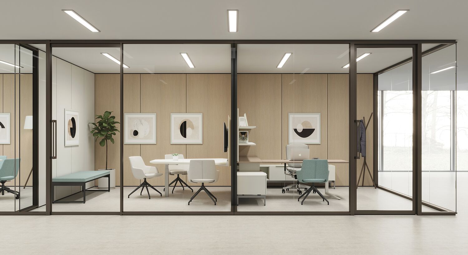 So sánh nhanh các loại cửa kính văn phòng thông dụng hiện nay