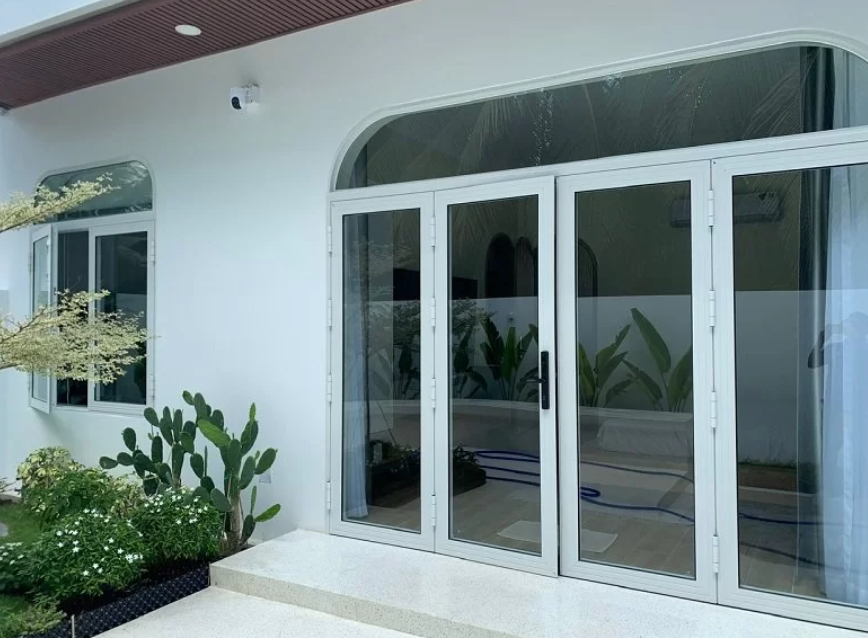 Những không gian có thể chọn lắp cửa nhôm Xingfa màu xám