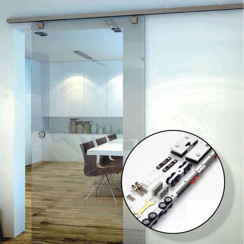 Cửa kính lùa treo có gì khác biệt so với cửa kính mở quay