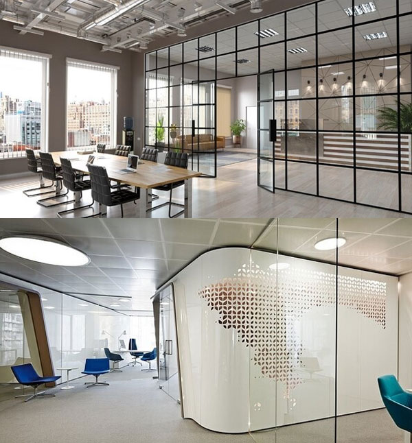 Các phụ kiện kèm theo khi lắp vách kính văn phòng bạn nên biết