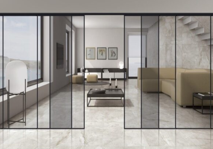 Có nên lắp cửa slim nội thất lùa treo trên không ray dưới?