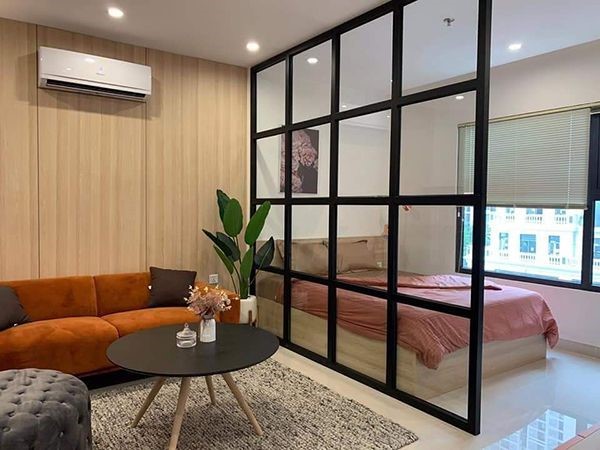 Giải pháp vách ngăn nhôm kính cho phòng khách